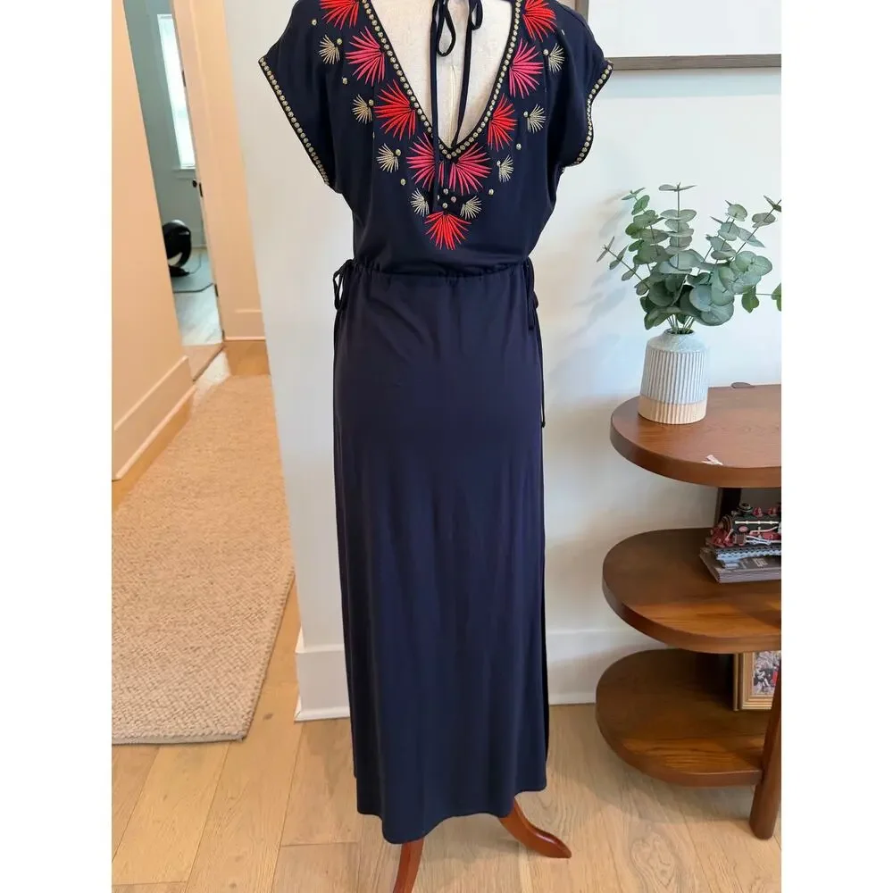 BODEN Marcia Embroidered Maxi Dress Size 2 - Picture 7 of 11